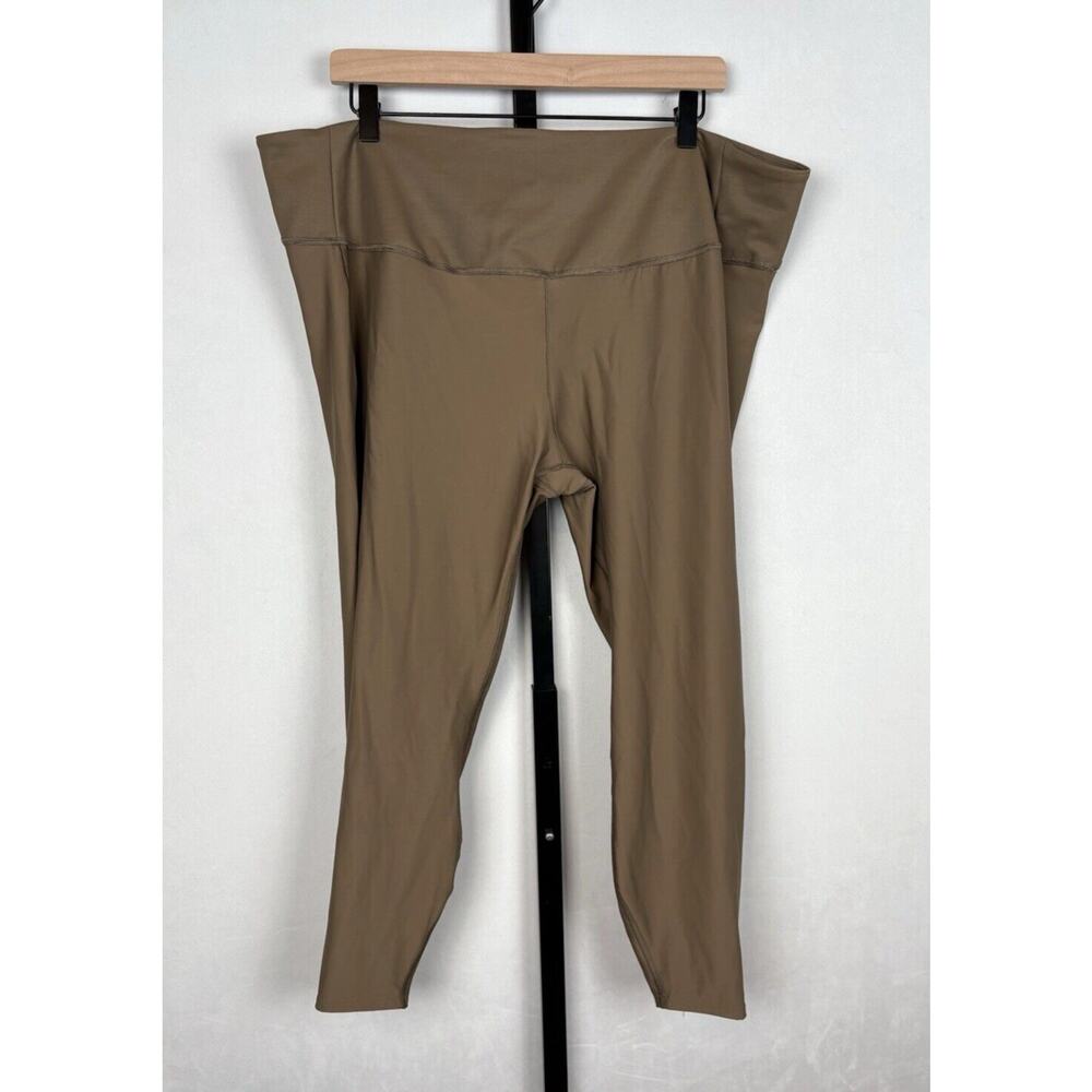 Skims Crop Leggings Mocha Brown 4X High Rise Stretch Smoothing Sleek Comfort